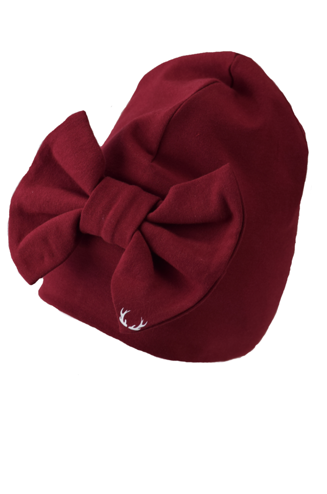 Dievčenská čiapka - Erb Mirau ružový