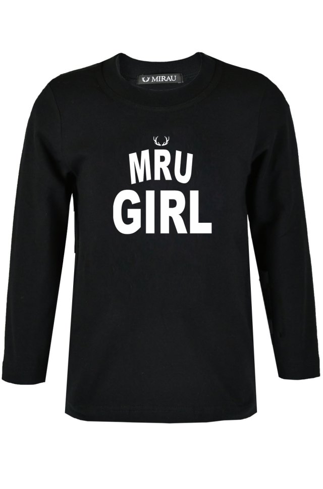 Dievčenské tričko dlhý rukáv - Logo Mirau
