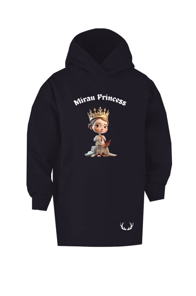 Divčenské mikinové šaty - Princess
