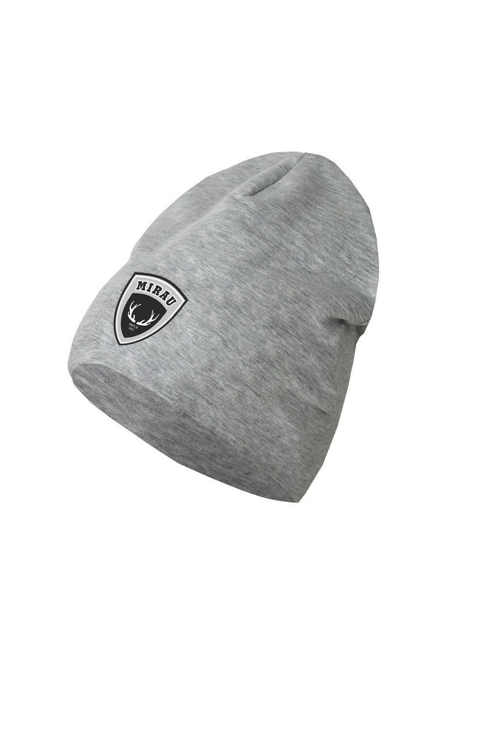 Chlapčenská čiapka - Erb Mirau sivý