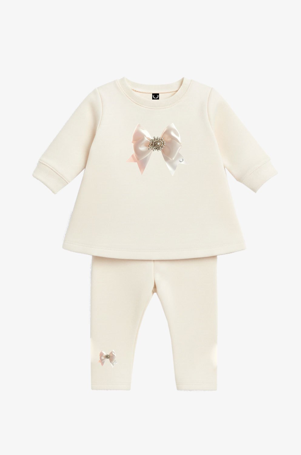 Baby dievčenský 2komplet - Mašlička