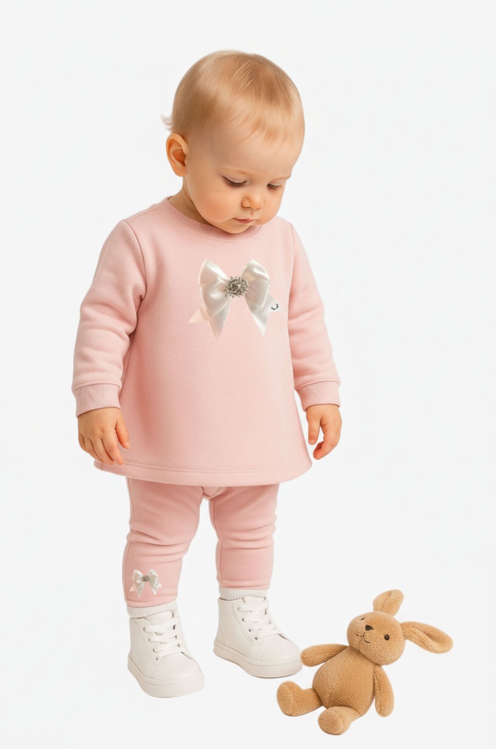 Baby dievčenský 2komplet - Mašlička