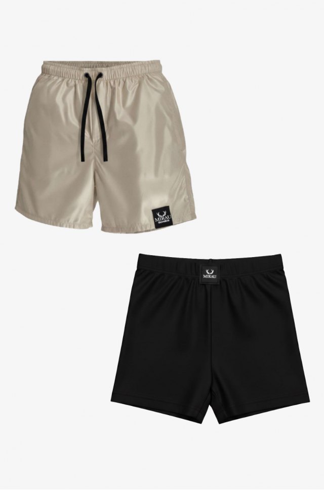 Detské krátke nohavice 2v1