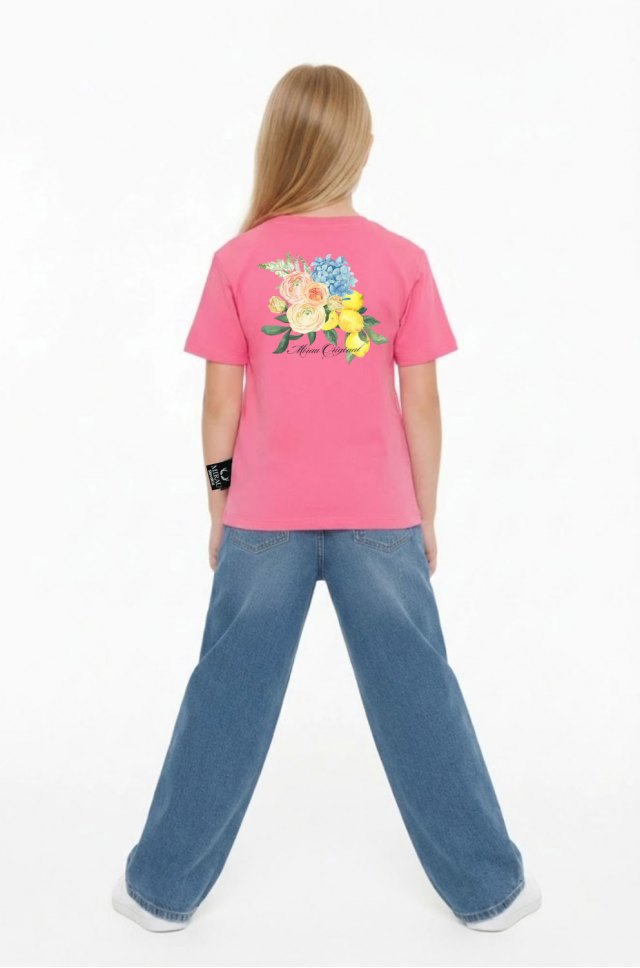 Dívčí tričko - Květiny & Citrony