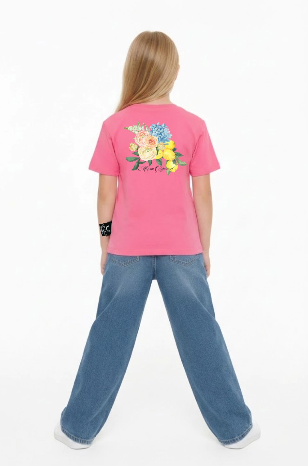 Dievčenské tričko - Kvety & Citróny