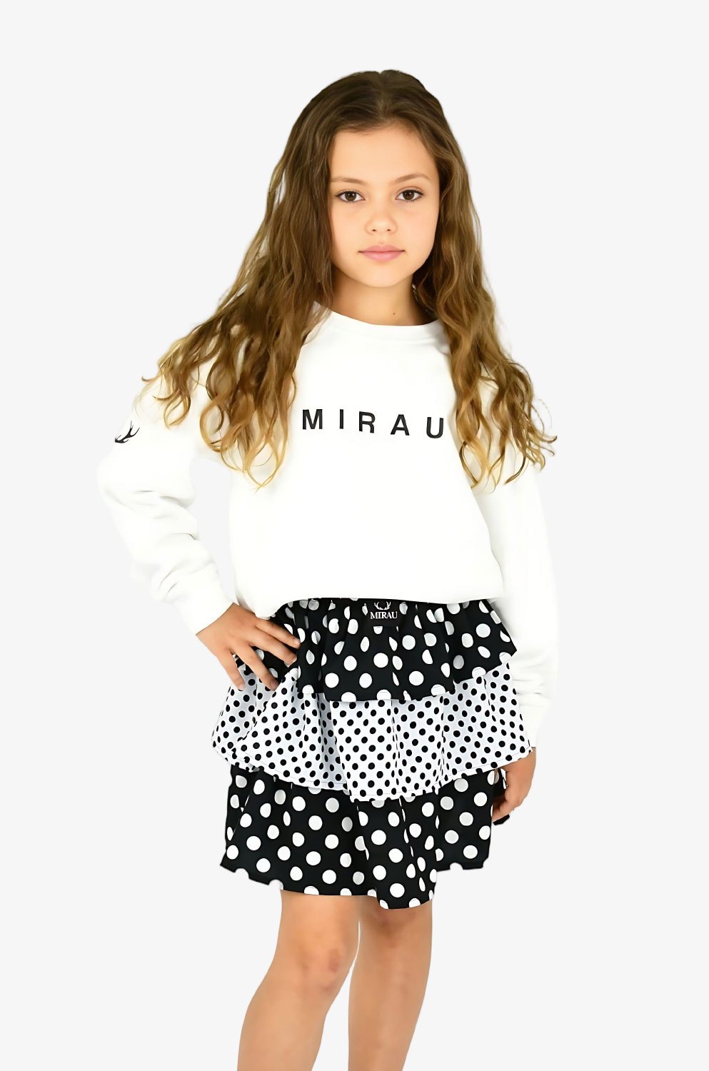 Volánková sukně - Tečka