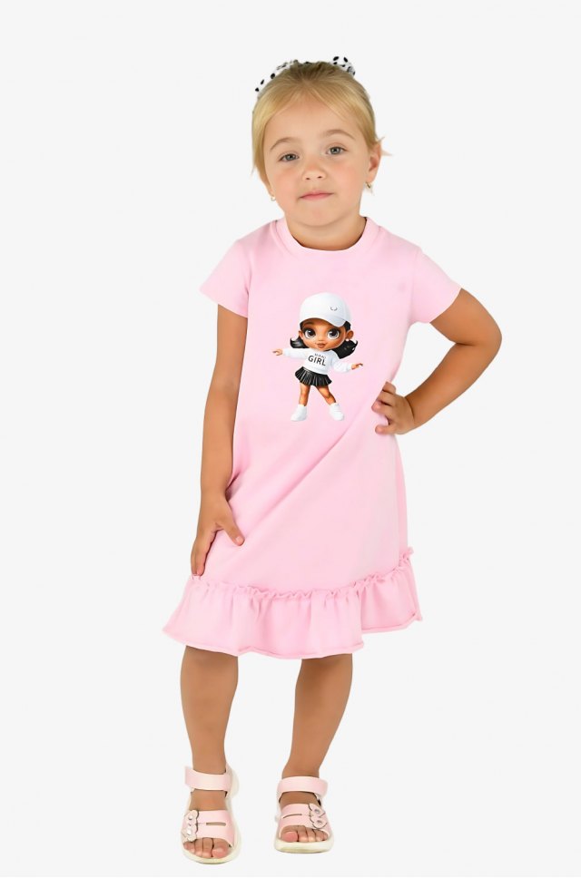 Dívčí mikinové šaty MIRAU – Superpower