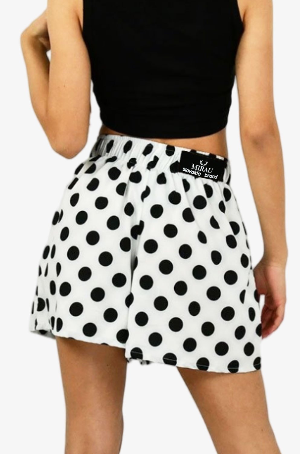 DÁMSKÉ BODKOVANÉ ŠORTKY - MIRAU