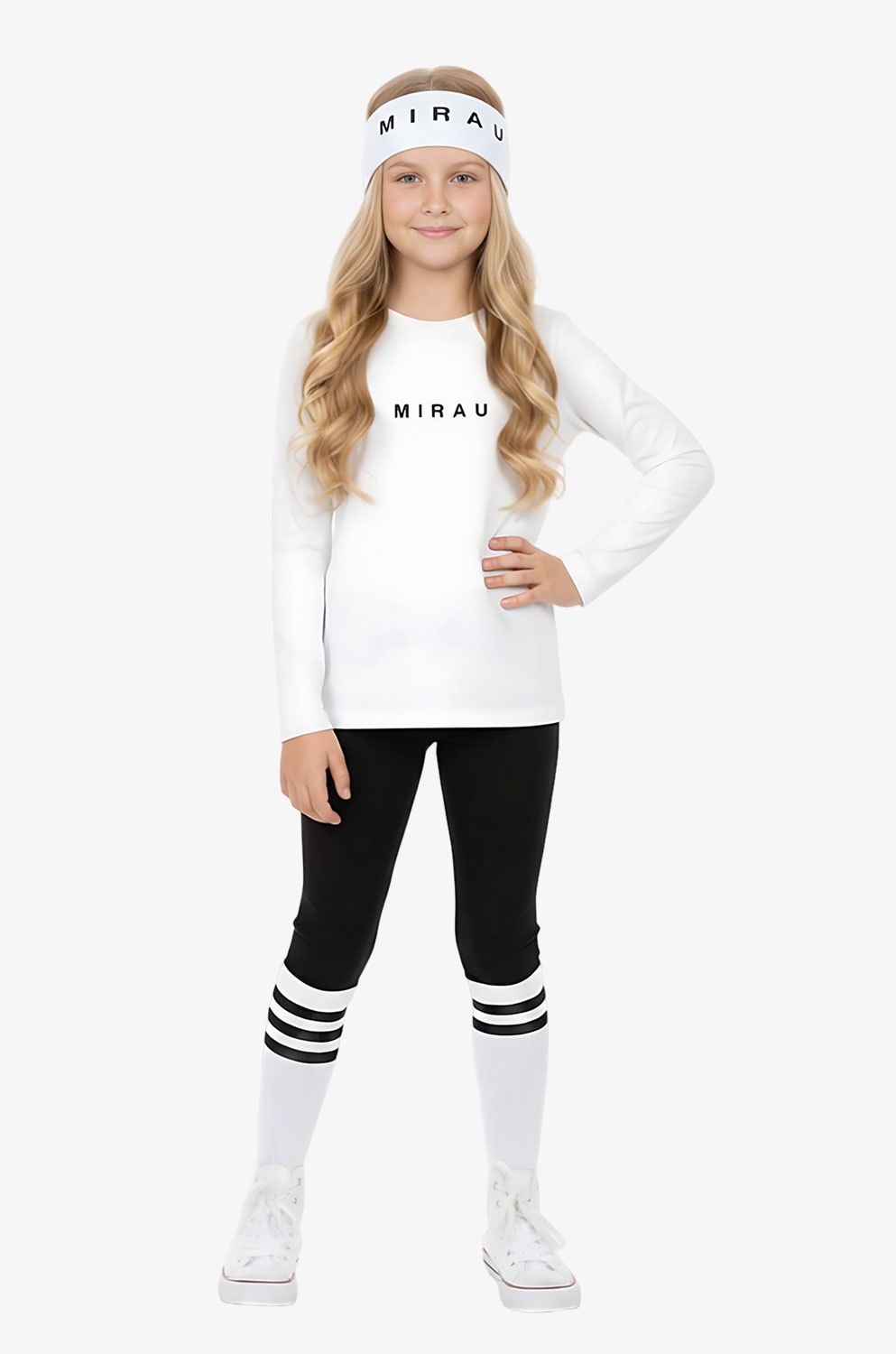 Čelenka s čiernym nápisom - MIRAU