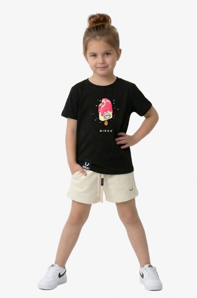 Zvonové nohavice s kvetinkou