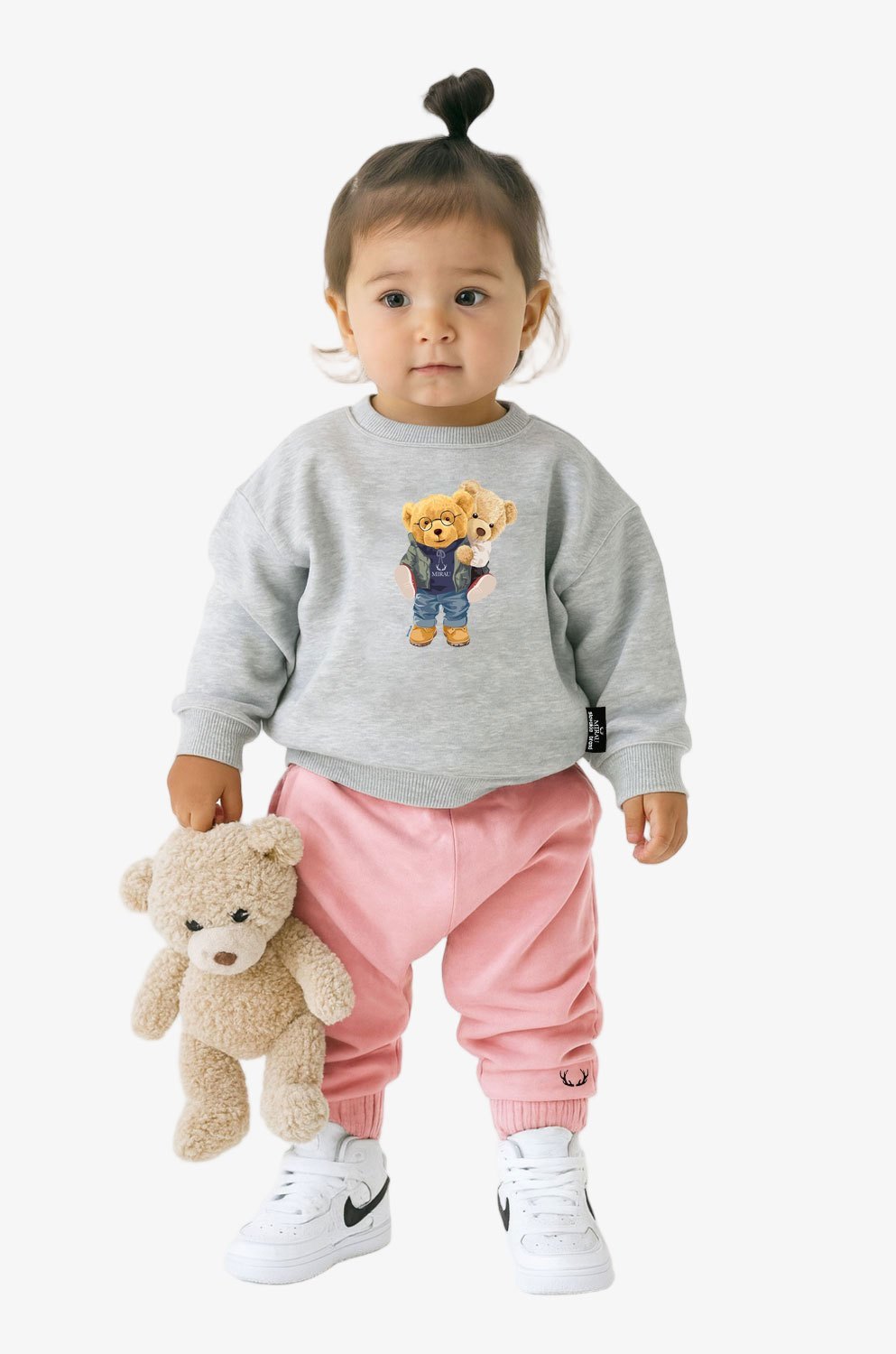 Baby dievčenská mikina - Medvedíci Kamoši