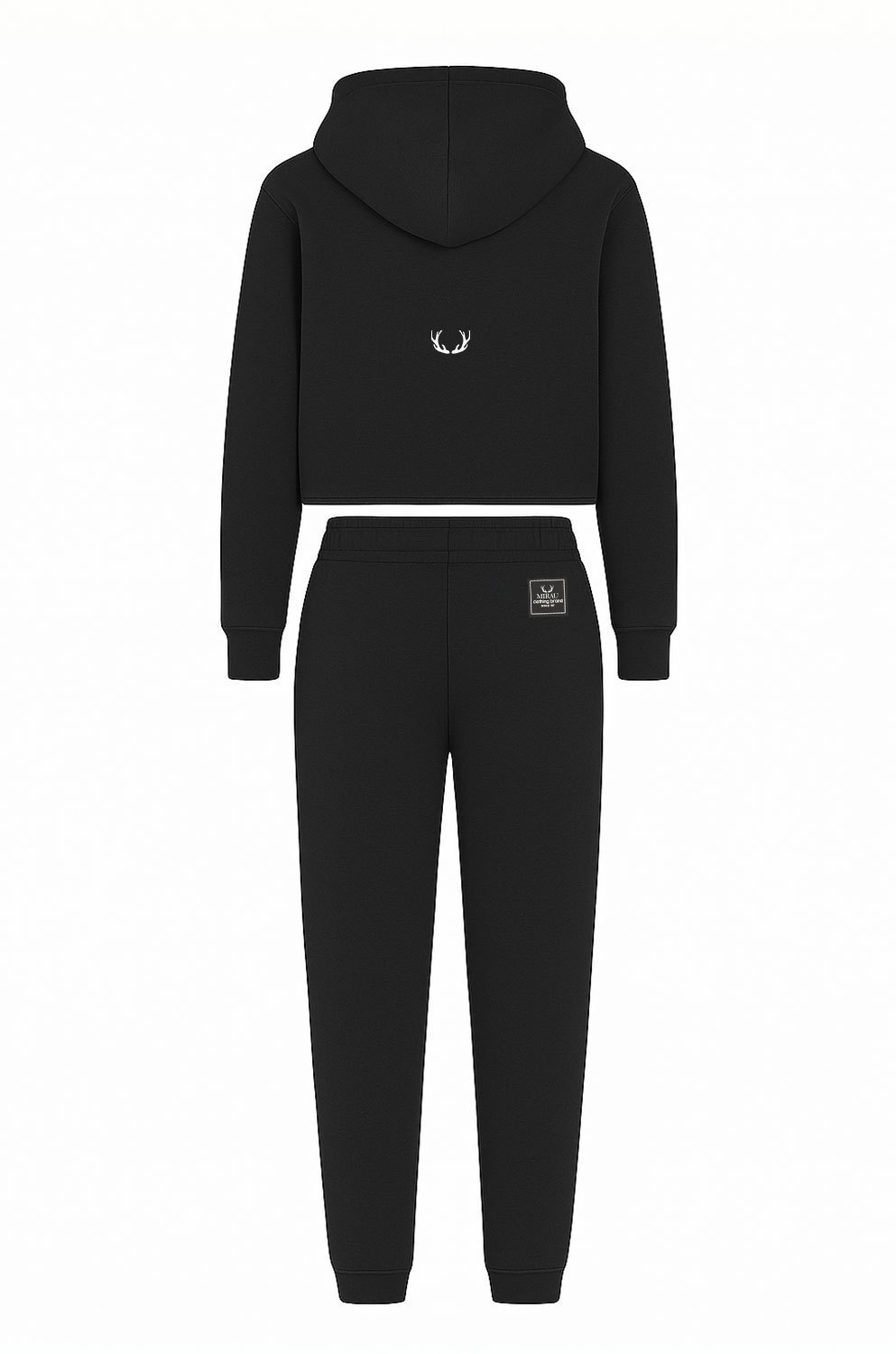 DÁMSKÁ SOUPRAVA S CROP TOP MIKINOU