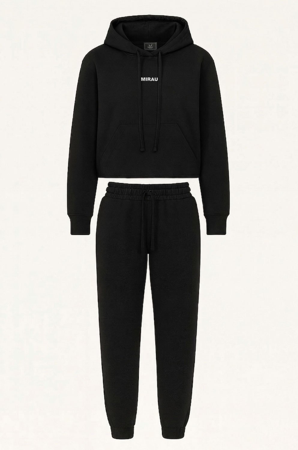 DÁMSKÁ SOUPRAVA S CROP TOP MIKINOU