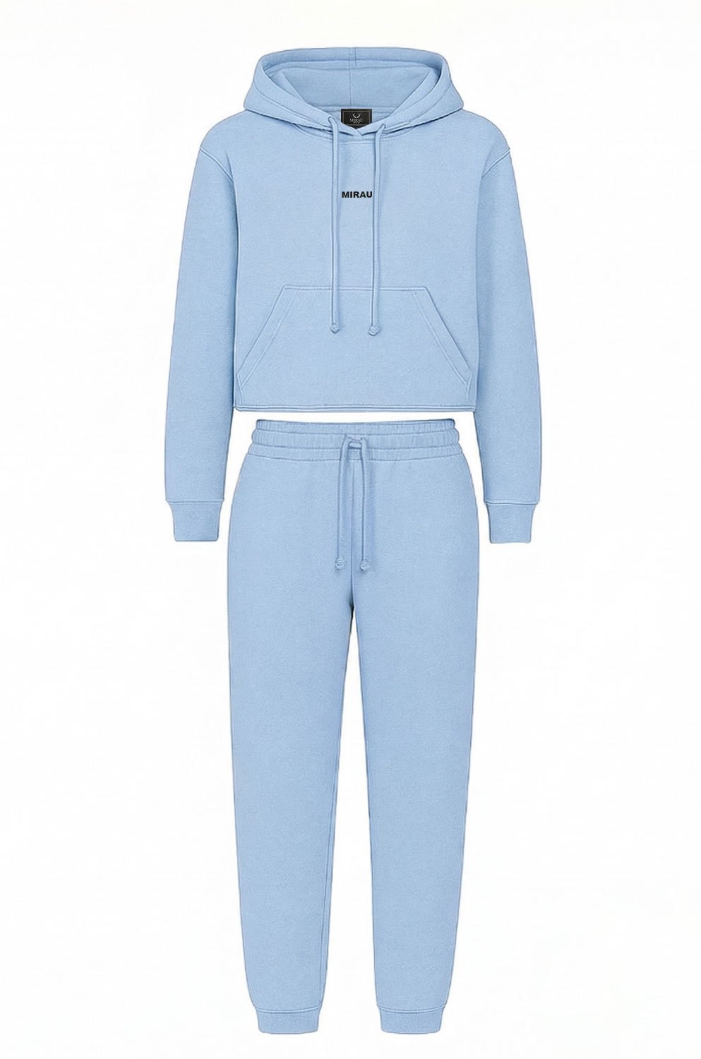 DÁMSKÁ SOUPRAVA S CROP TOP MIKINOU