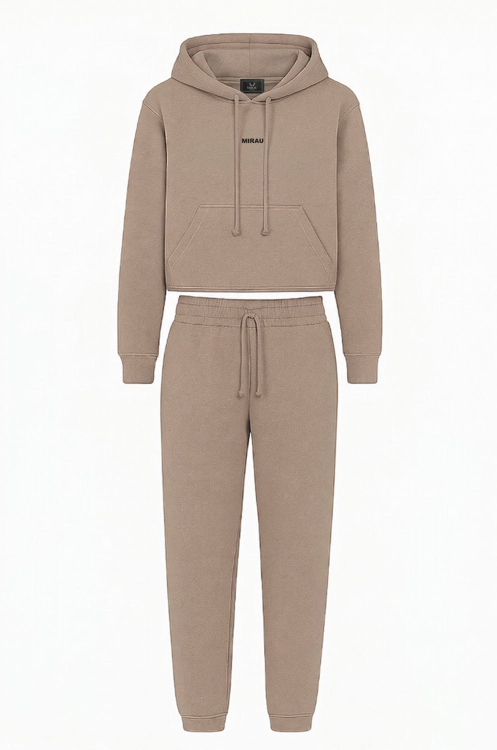 DÁMSKÁ SOUPRAVA S CROP TOP MIKINOU