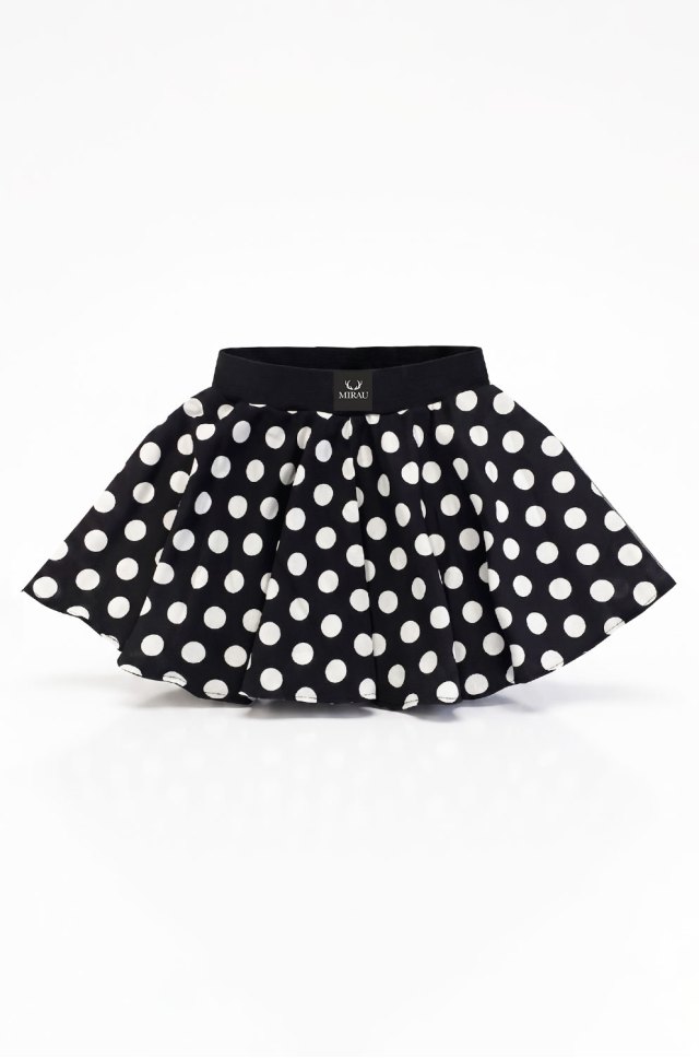 Sukňa - Biela bodka