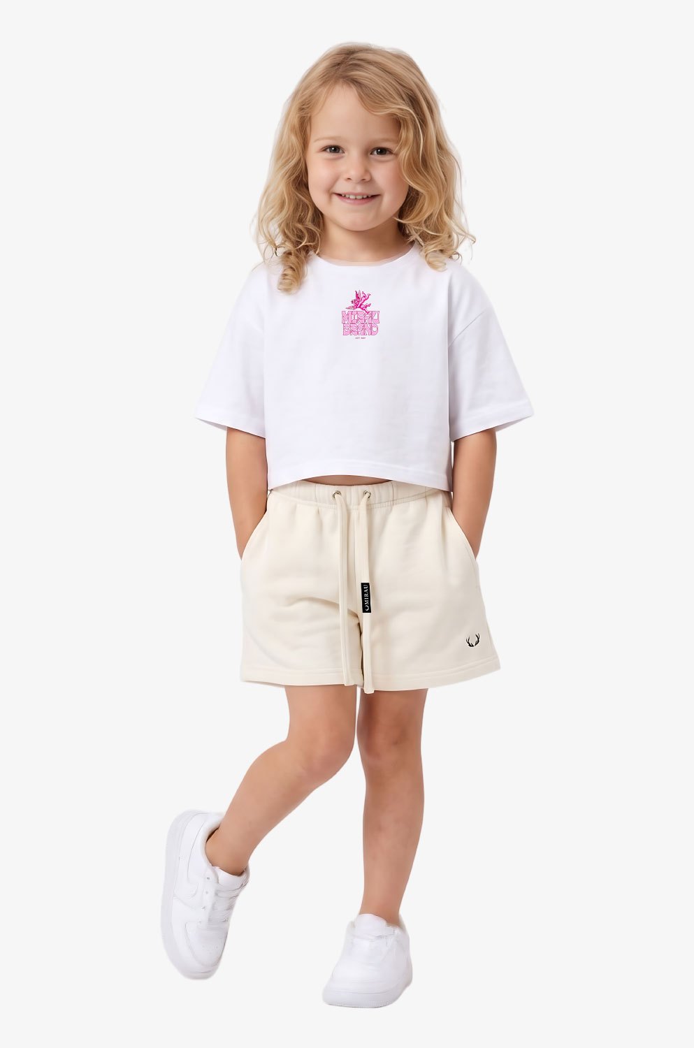 Dievčenský Crop Top "ANGELS"